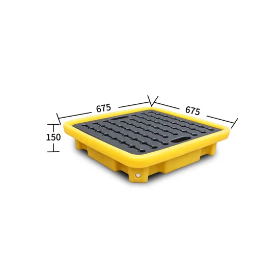 Industrial-Grade Spill Containment Tray for Oil and Fuel